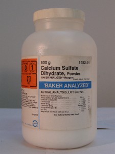 Calcium Sulfate, Dihydrate, Powder Reagent ACS 500 g