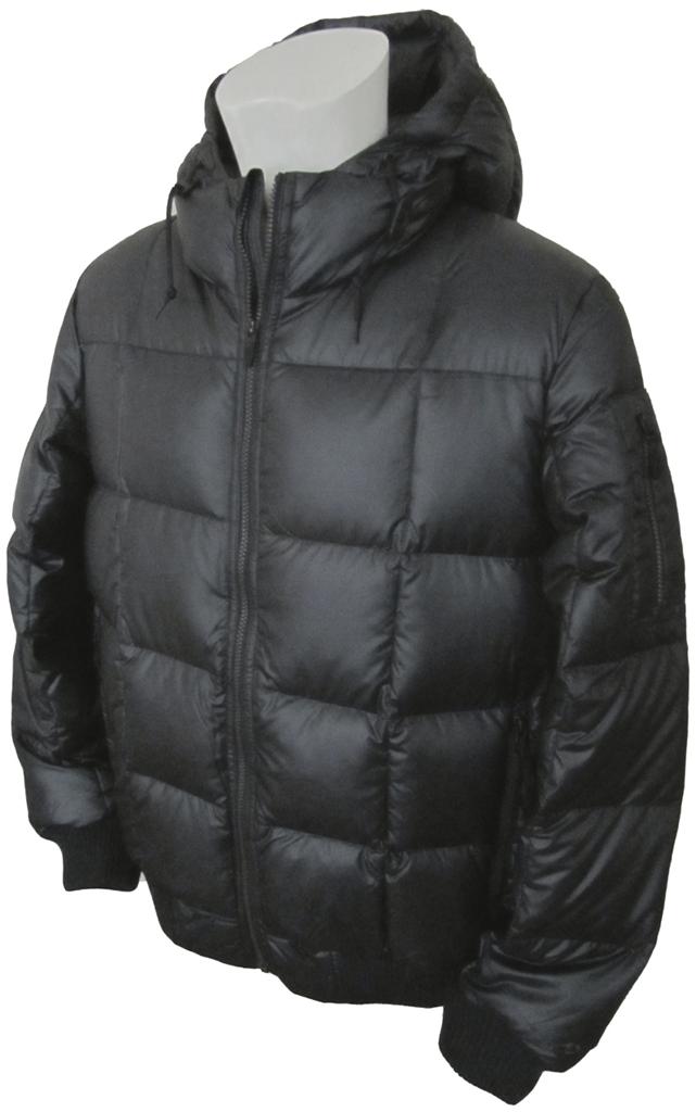 Nike 550 Down Black Hoody Bomber Jacket Coat RRP Â£110 | eBay