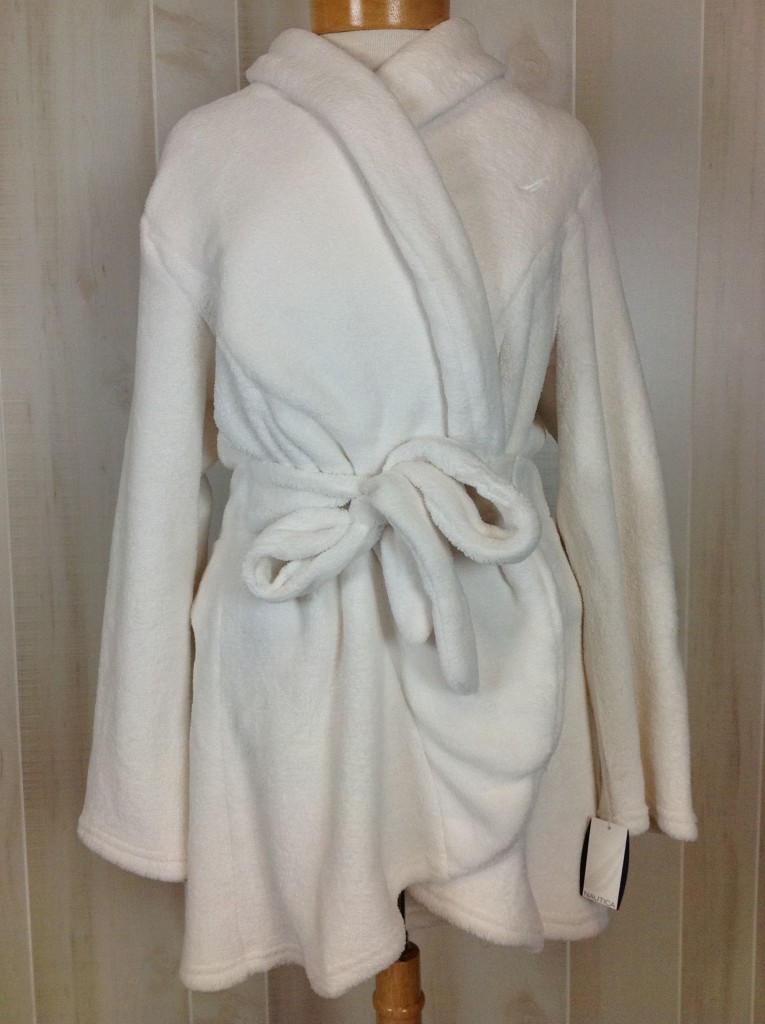 Nautica NWT Womens Plush Bath Robe Soft 55 NEW Red White S M L XL Blue