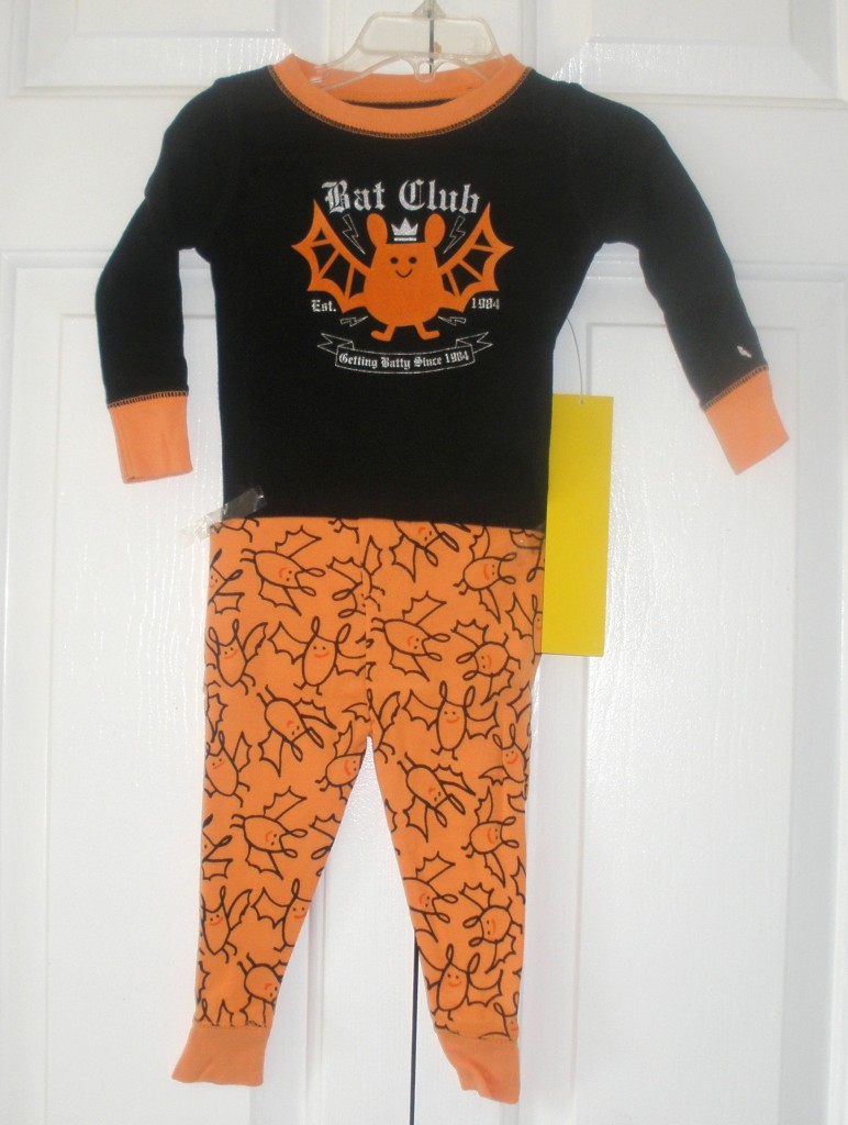 Old-Navy-Infant-Baby-Boys-Halloween-Black-Orange-Pajama-2-Pc-Pj-Gift ...