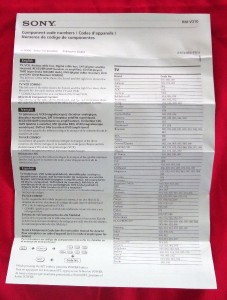 Sony Av2100 Manual Codes For Ge