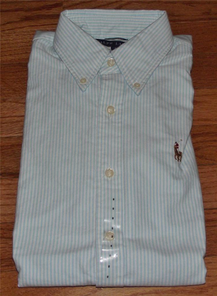 NEW Polo Ralph Lauren Womens Long Slv Button Down Oxford Dress Shirt