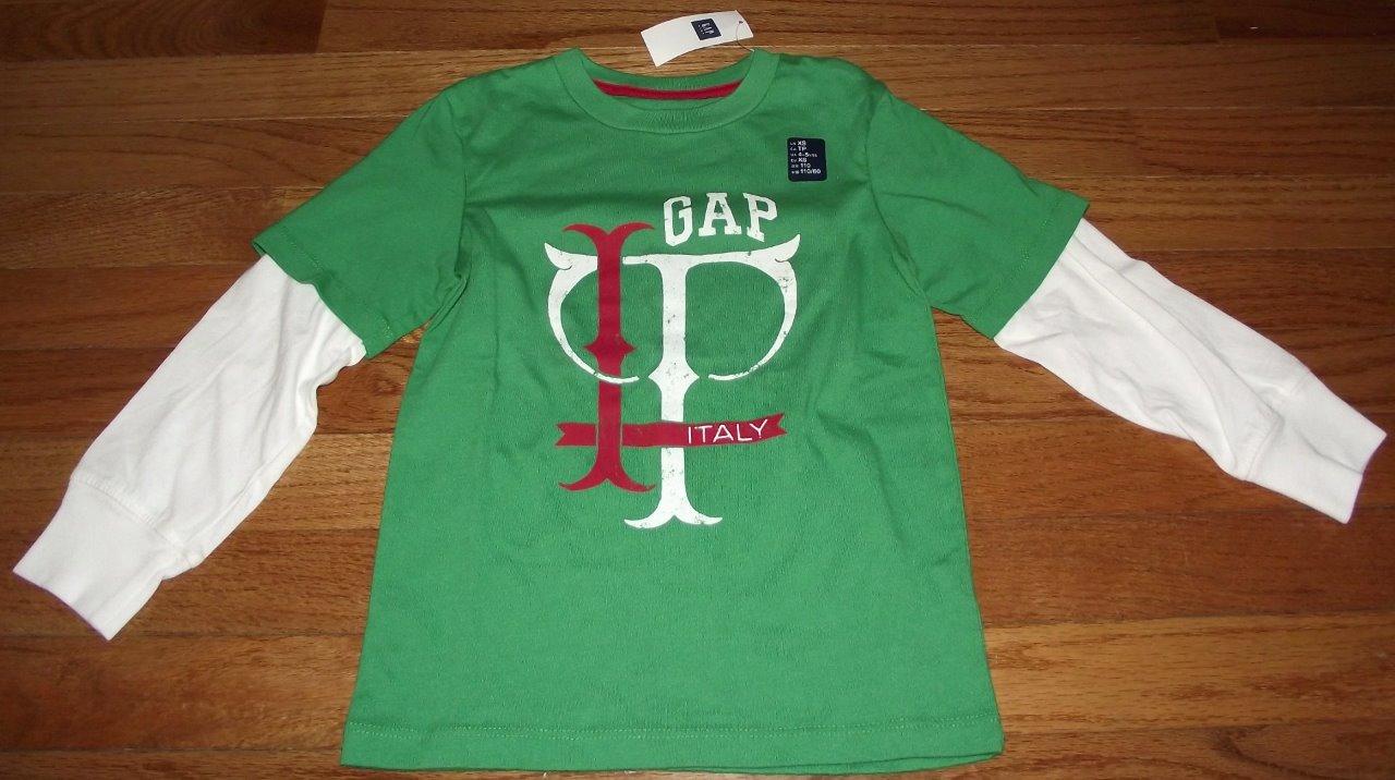 NEW NWT GAP GapKids Boys Distressed City Logo T-Shirt Layered Look 7-Styles *N9 - Picture 8 of 8