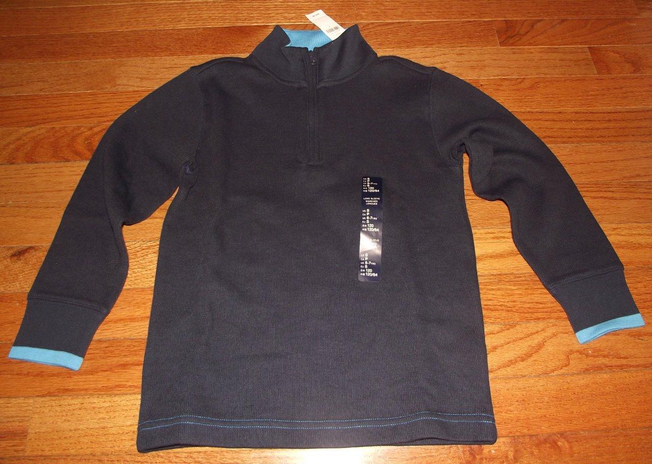 NEW NWT GAP GapKids Boys French Ribbed 1/2 Zip Sweater ...