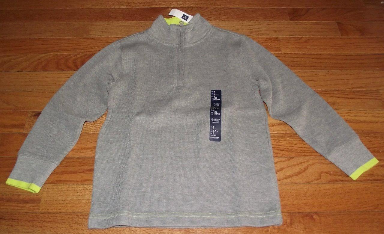 NEW NWT GAP GapKids Boys French Ribbed 1/2 Zip Sweater ...
