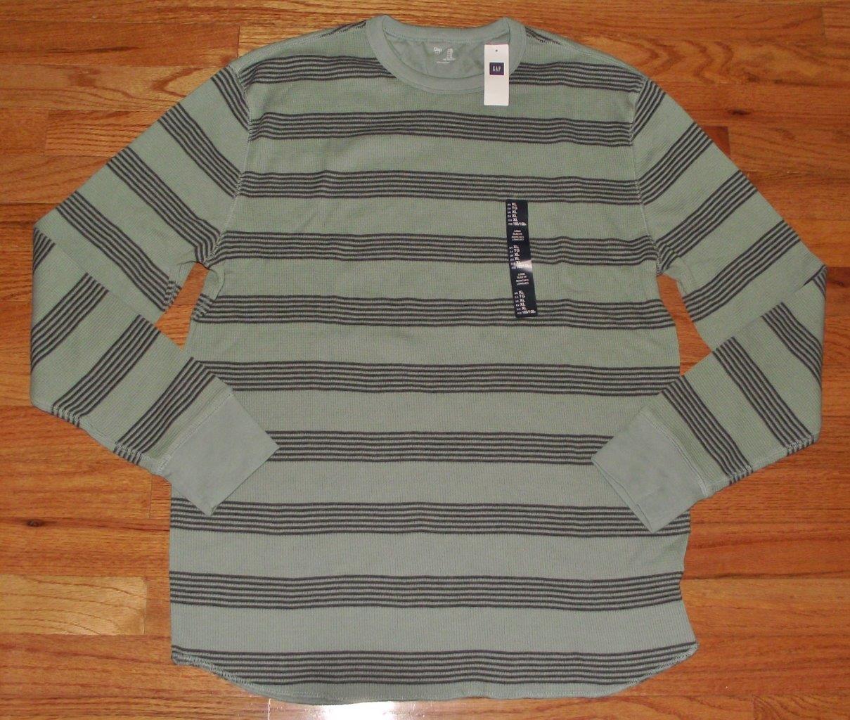 NEW Mens GAP Waffle Knit Long Sleeve Thermal Shirt L XL XXL Choice 4