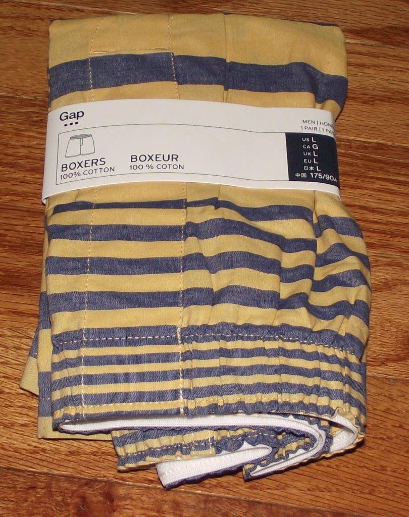 NEW NWT Mens GAP Boxers Boxer Shorts Underwear Choice 5 Styles 100 Cotton *1T eBay