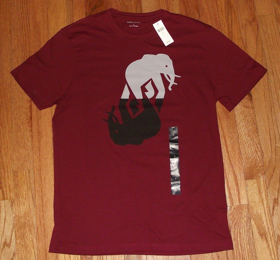 banana republic graphic tee shirts