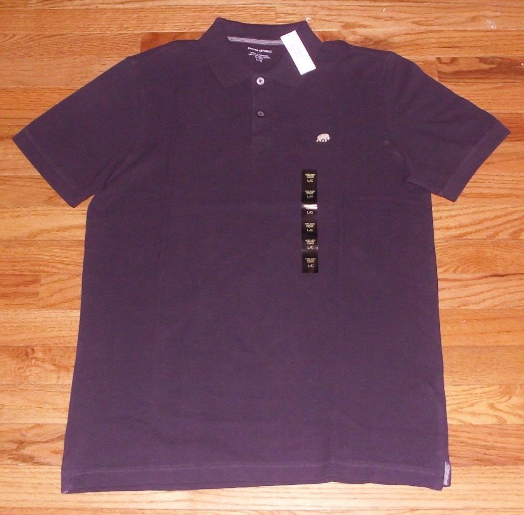 NEW Mens Banana Republic Pique Polo Shirt Elephant Logo Choice of 5