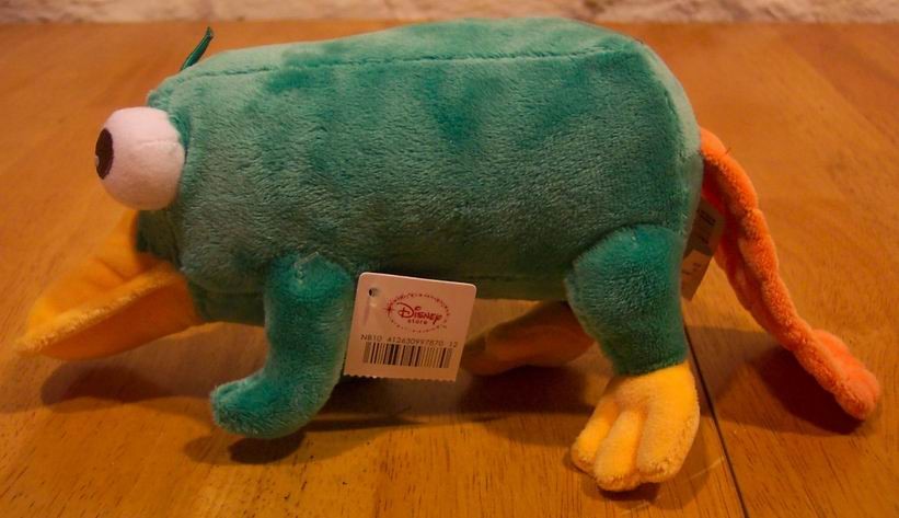 perry platypus plush disney store