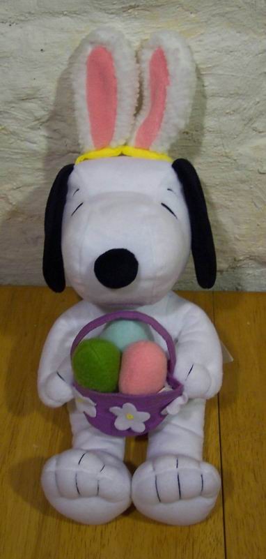 hallmark snoopy plush easter