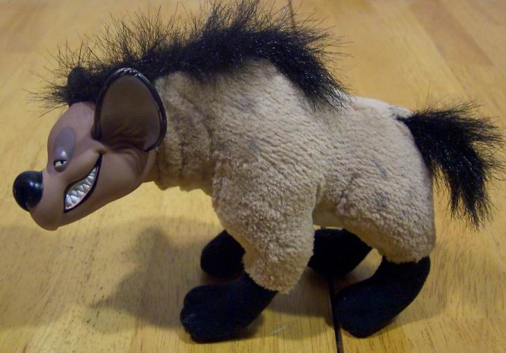 stuffed hyena