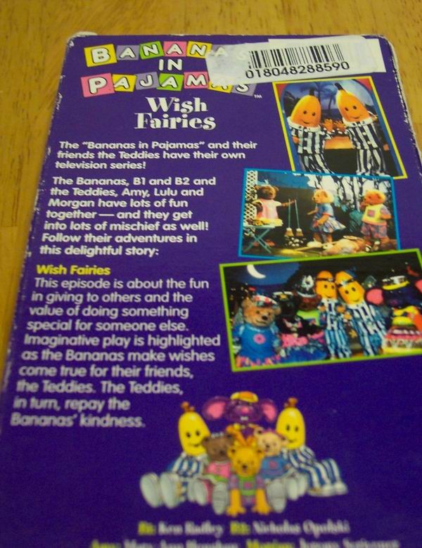 BANANAS IN PAJAMAS Wish Fairies VHS VIDEO