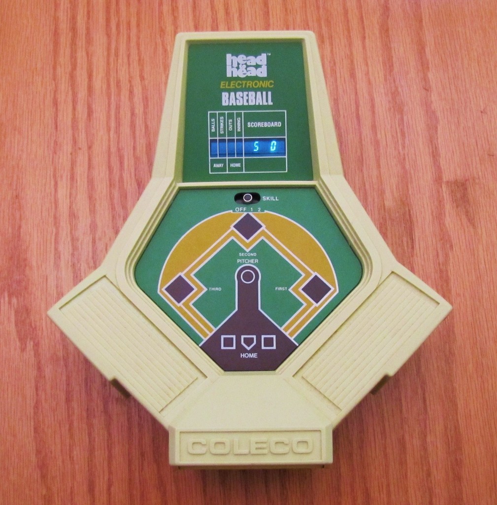 1980 COLECO HEAD TO HEAD ELECTRONIC BASEBALL HANDHELD VIDEO GAME MINT