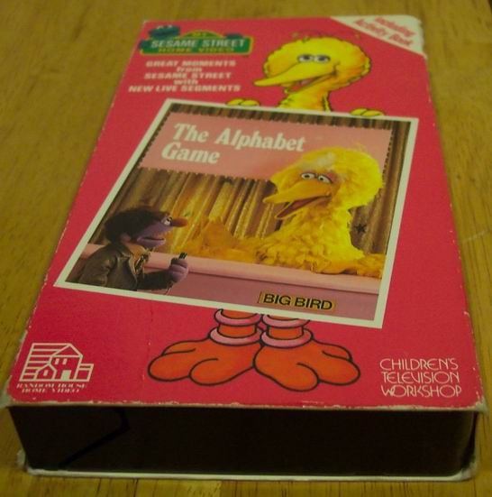 Sesame Street The Alphabet Game VHS Video eBay