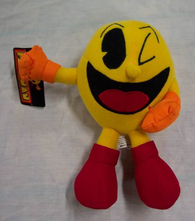 pac man stuffed toy