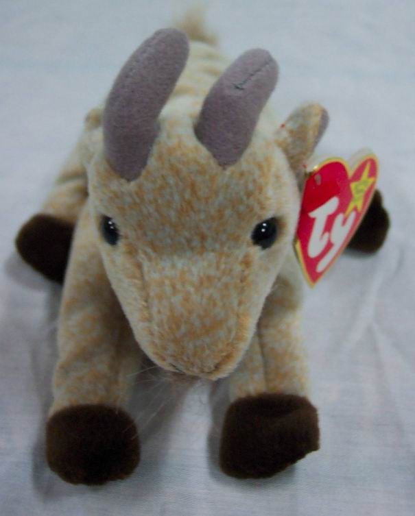 TY Beanie Baby GOATEE THE GOAT 6" Plush STUFFED ANIMAL Toy NEW | eBay