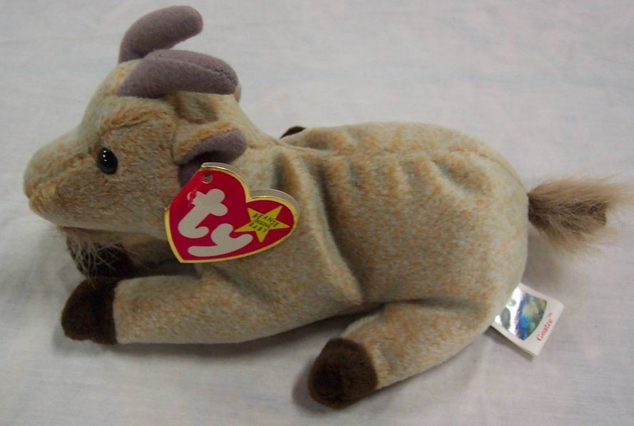 TY Beanie Baby GOATEE THE GOAT 6" Plush STUFFED ANIMAL Toy NEW | eBay
