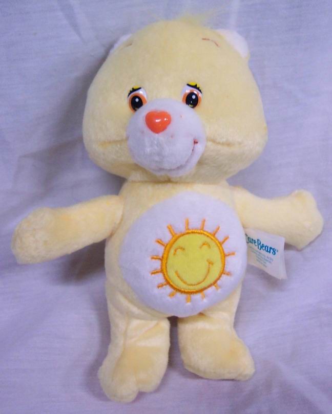 Care Bears YELLOW FUNSHINE BEAR 7" Plush STUFFED ANIMAL Toy eBay