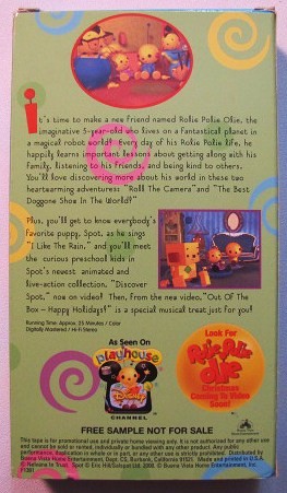 Playhouse Disney Meet Rolie Polie Olie Vhs Video 