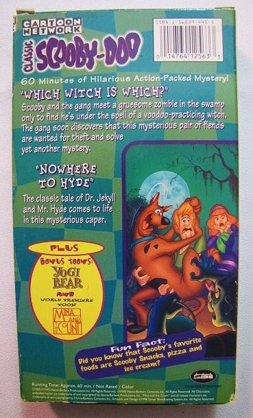 Classic Hanna Barbera Scooby Doo Which Witch Is Which VHS Video | eBay