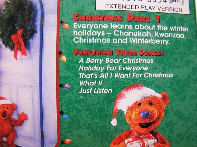 Bear in the Big Blue House A BERRY BEAR CHRISTMAS VHS VIDEO