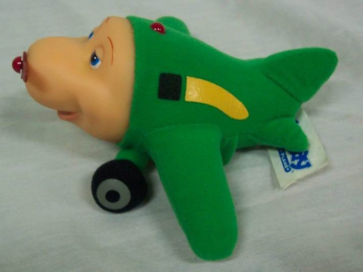 Jay Jay the Jet Plane GREEN SNUFFY PLANE 5" Plush STUFFED ANIMAL Toy eBay