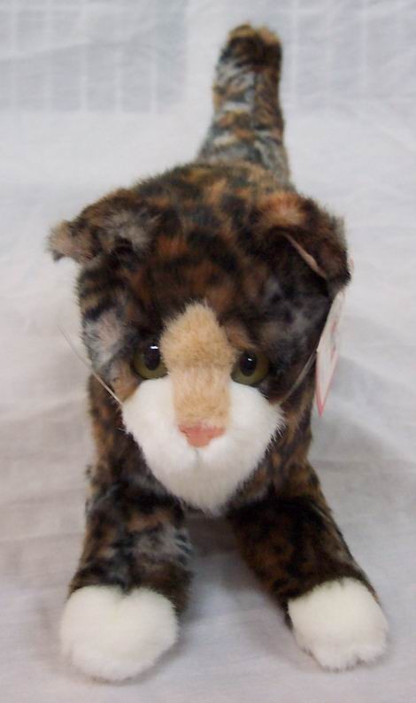 stuffed tortoiseshell cat