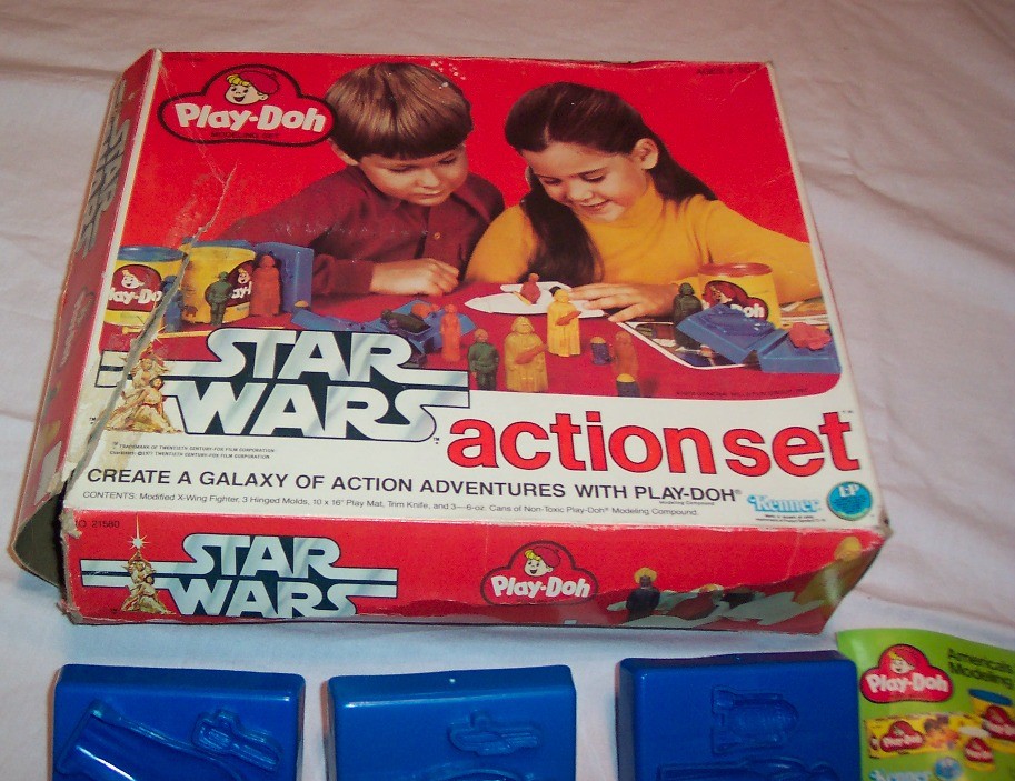 VINTAGE! 1977 STAR WARS Play Doh Action Set eBay