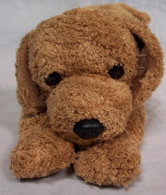large floppy stuffed dog