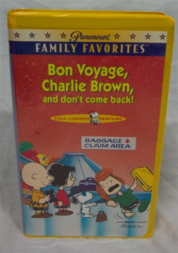 PEANUTS BON VOYAGE, CHARLIE BROWN AND DON'T COME BACK VHS VIDEO | eBay - Bon Voyage Charlie Brown And Don T Come Back