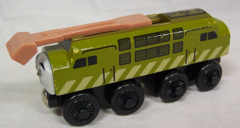 diesel wooden train