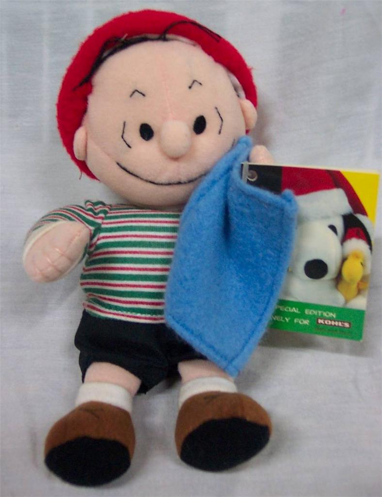 Applause Kohls CHRISTMAS LINUS WITH BLUE BLANKET 9 Plush STUFFED ...