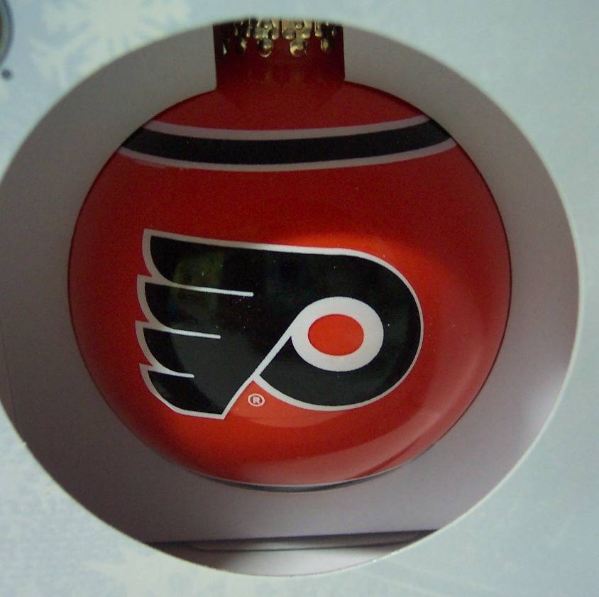 philadelphia flyers nhl hockey glass christmas ball ad philadelphia flyers nhl hockey glass christmas ball ad