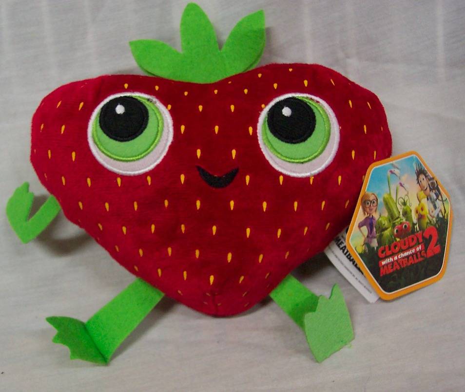 strawberry from cloudy with achance of meatballs 2 stuffed animal