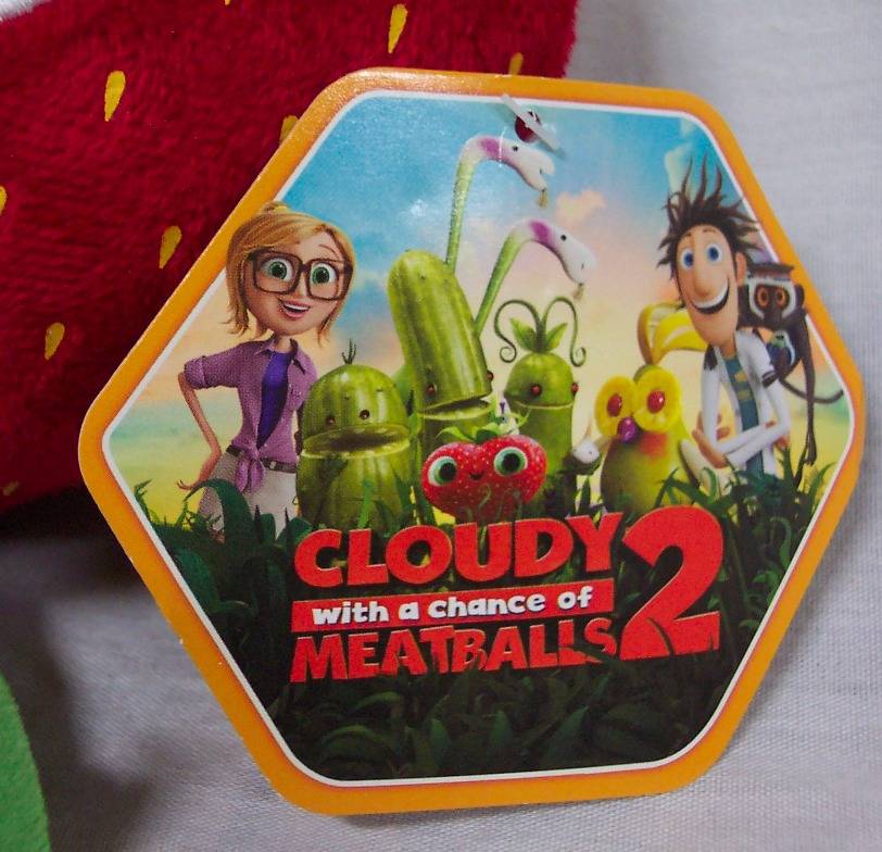 cloudy with achance of meatballs strawberry toy