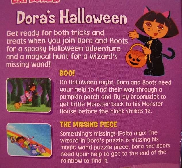Nick Jr Dora the Explorer DORAS HALLOWEEN VHS VIDEO eBay