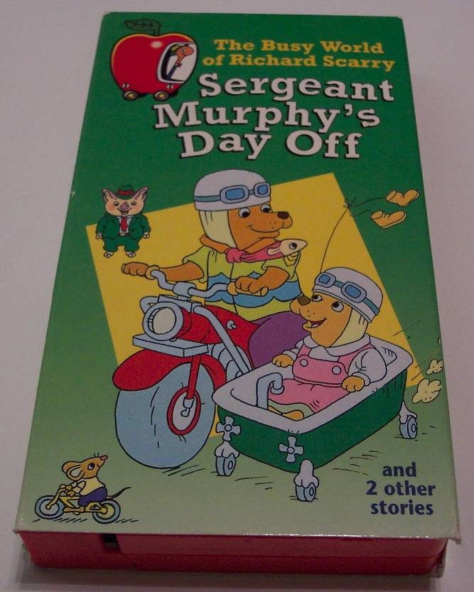 Busy World of Richard Scarry SERGEANT MURPHY'S DAY OFF VHS VIDEO