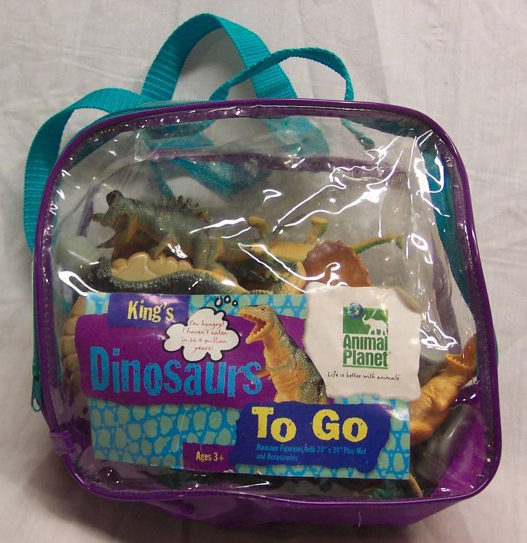 Animal KING'S DINOSAURS TO GO Plastic Figures Toy SET eBay