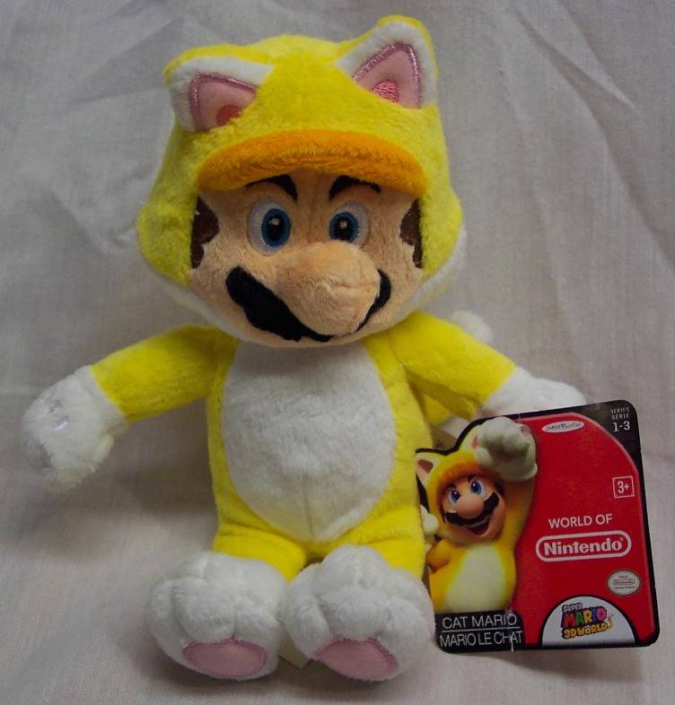 cat mario plush toy