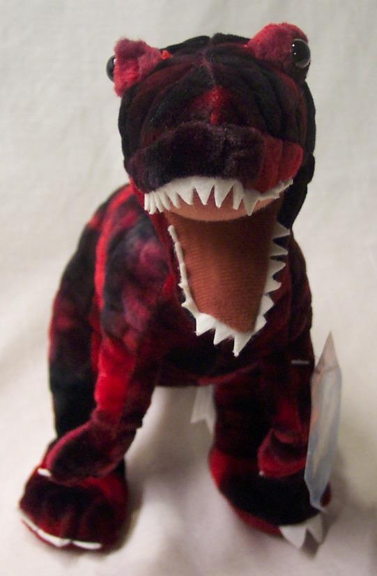 red velociraptor toy