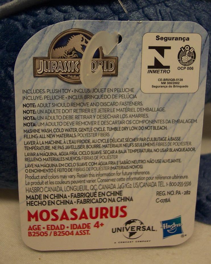 mosasaur plush