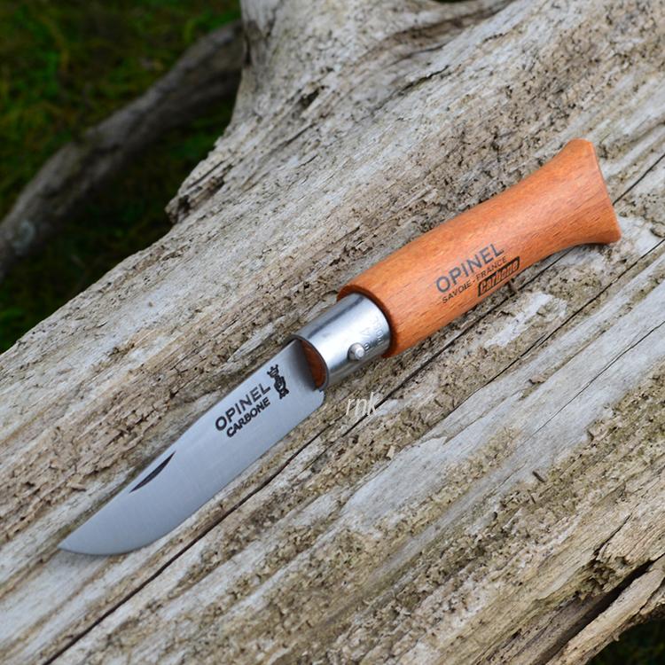 Opinel 4 Beechwood Handle French Made Folding Knife 11040 eBay