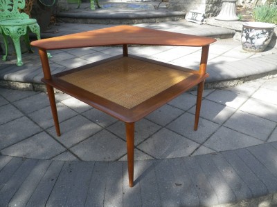Small Corner Table on Danish Hvidt Teak Corner Table J Stuart France Sons Ebay