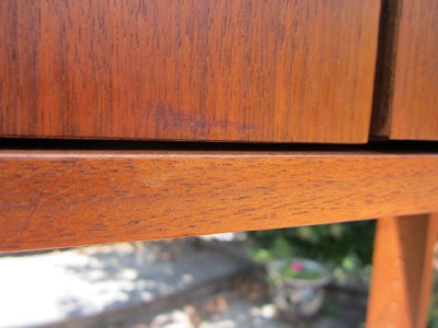 Free Standing Kitchen Units on Modern Single Bay Free Standing Teak Wall Unit Mid Century   Ebay