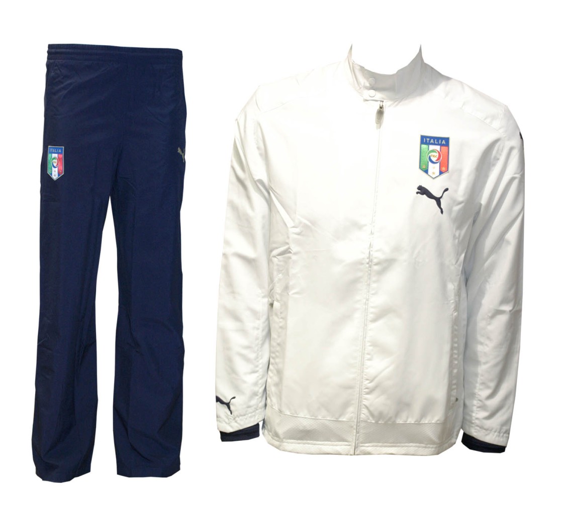 white puma tracksuit