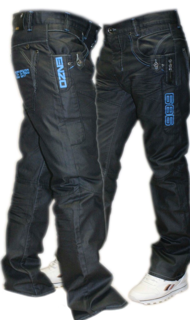 enzo cargo jeans
