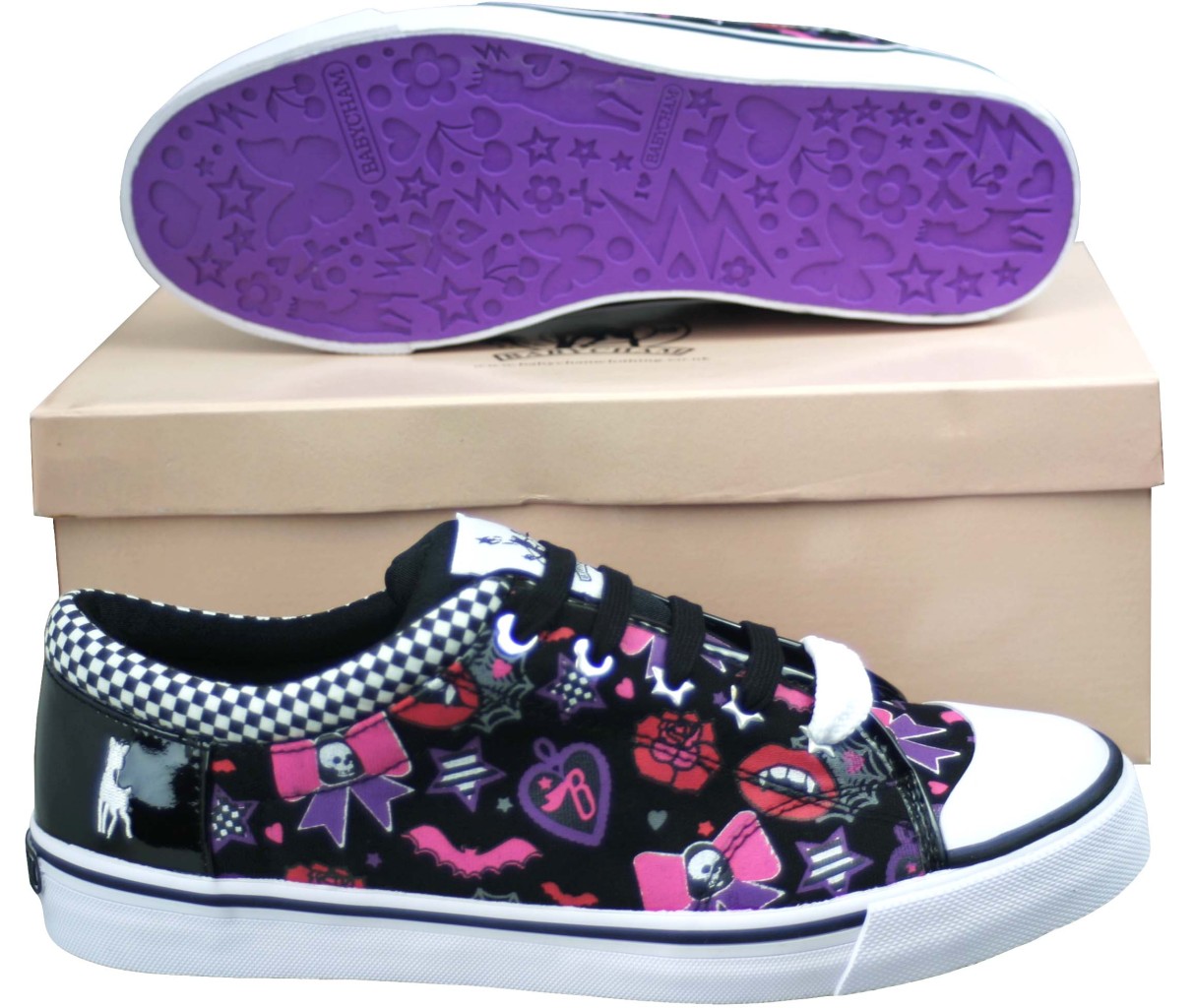 babycham canvas pumps