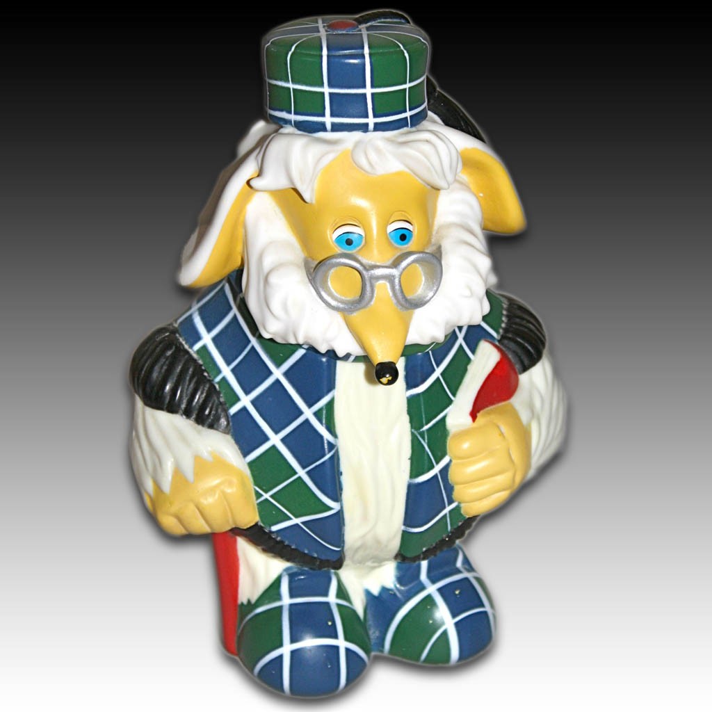 THE WOMBLES UNCLE BULGARIA HARD PLASTIC EMPTY BUBBLE BATH BOTTLE 1998