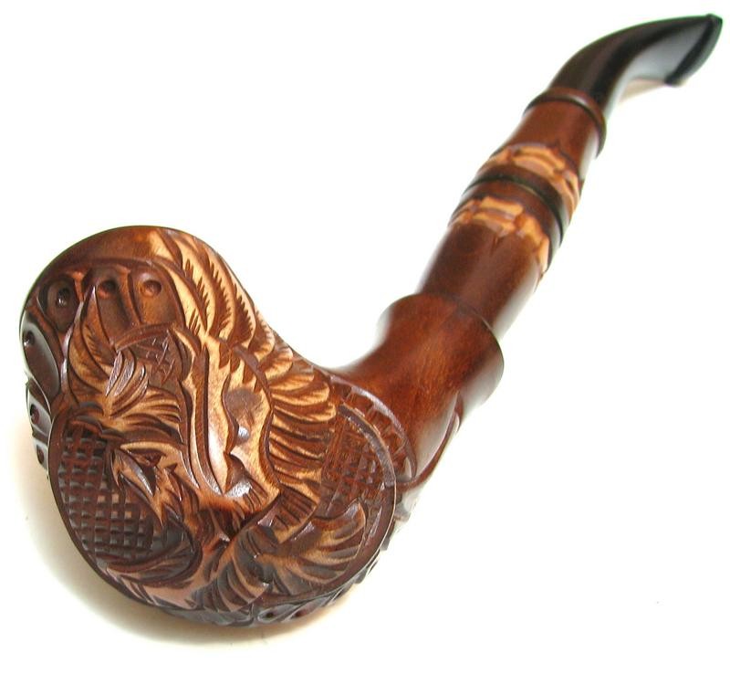 !Limit Edition* UNIQUE HAND CARVED Tobacco Smoking Pipe/Pipes *EAGLE